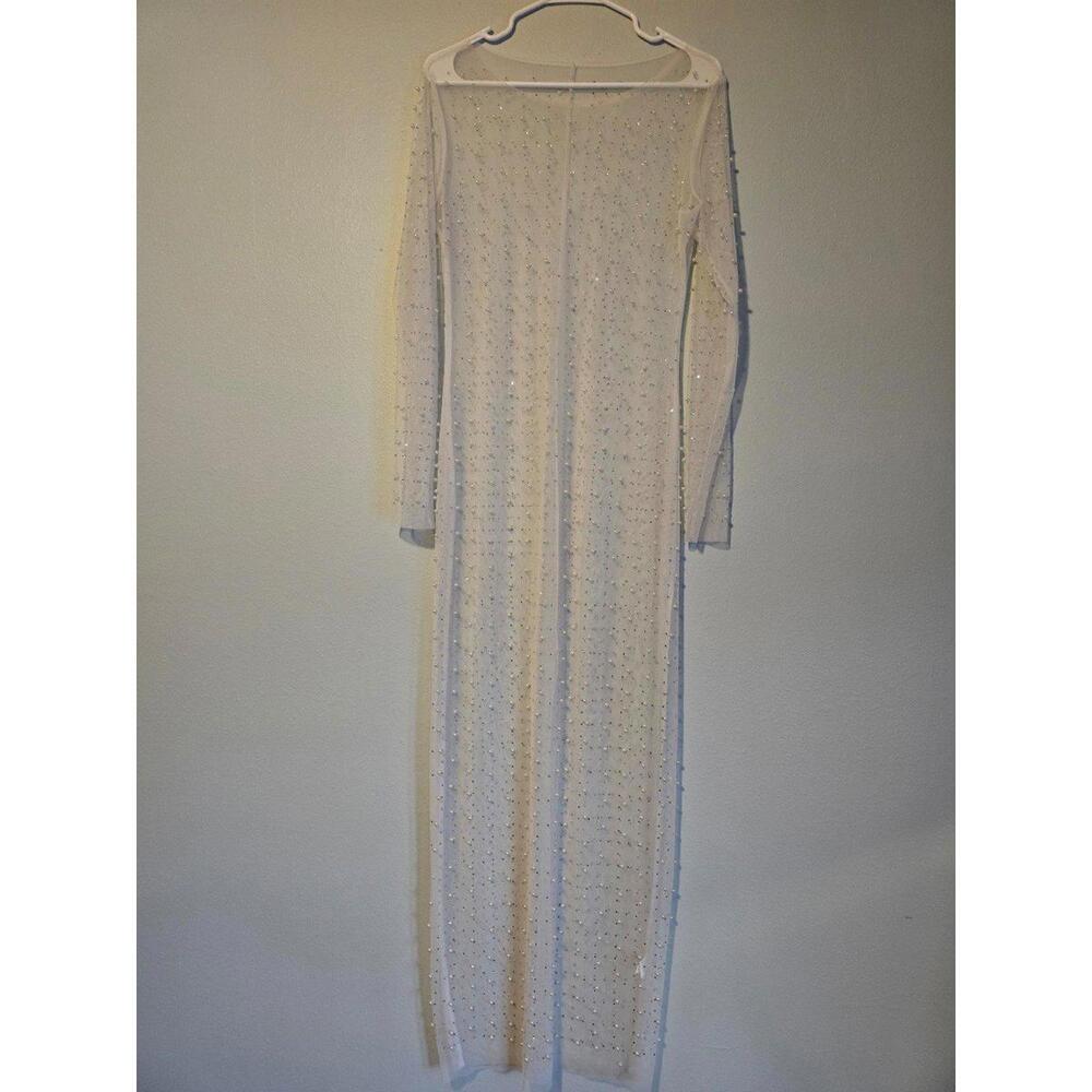 Pearl and Rinestone Mesh Dress